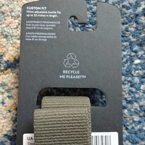 Arcade Olive Adjustable Belt - Picture 2 of 3